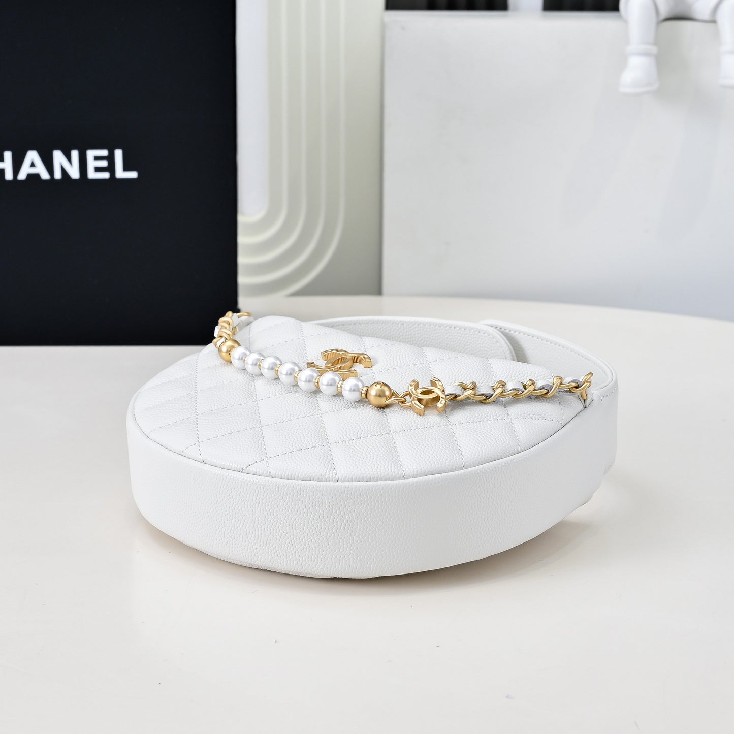 Chanel 25SS CC Chain Hula Hoop Bag