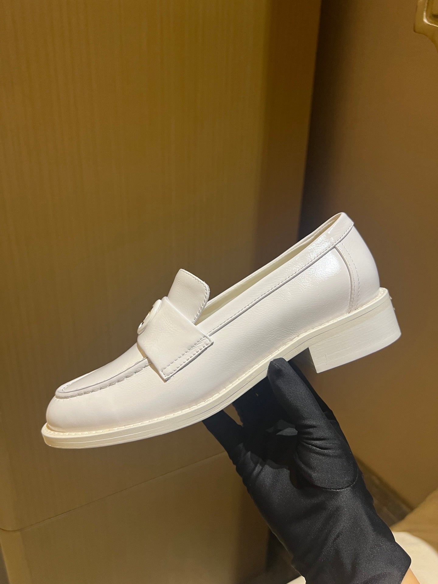 Chanel Calfskin Moccasins