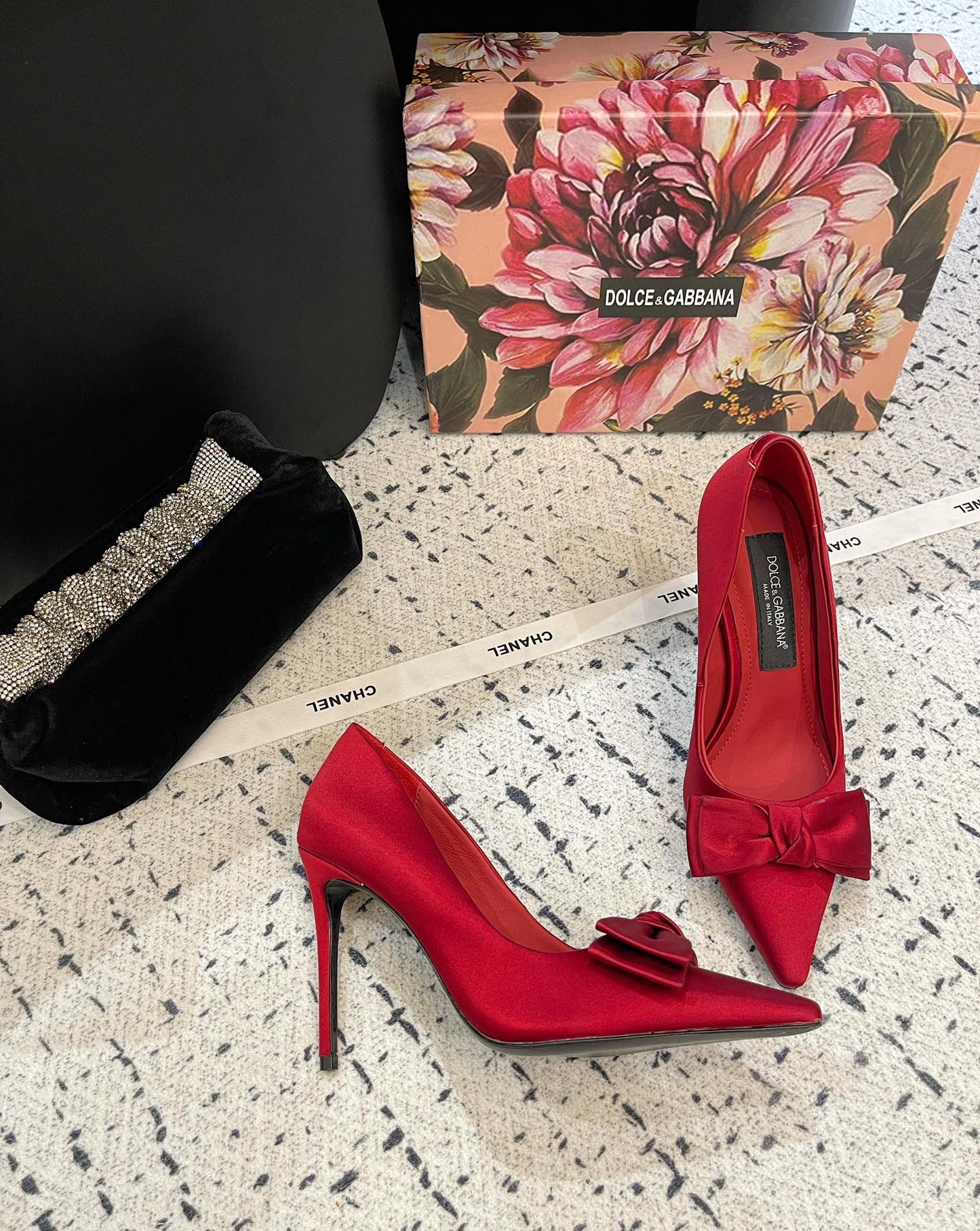 Dolce & Gabbana 40mm bow-detailing slingback pumps