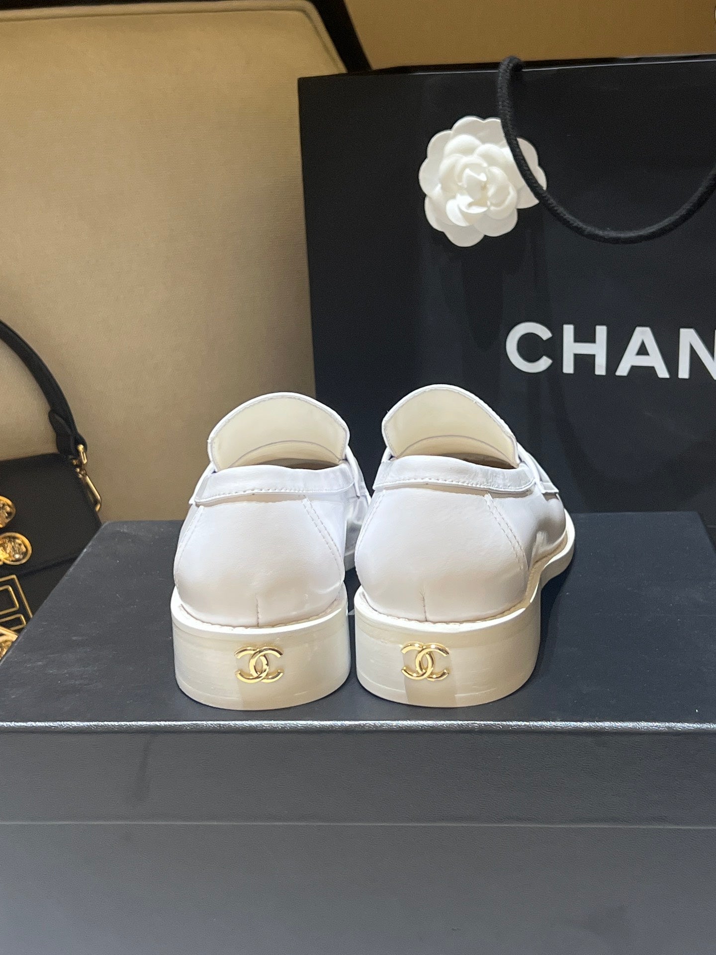 Chanel Calfskin Moccasins