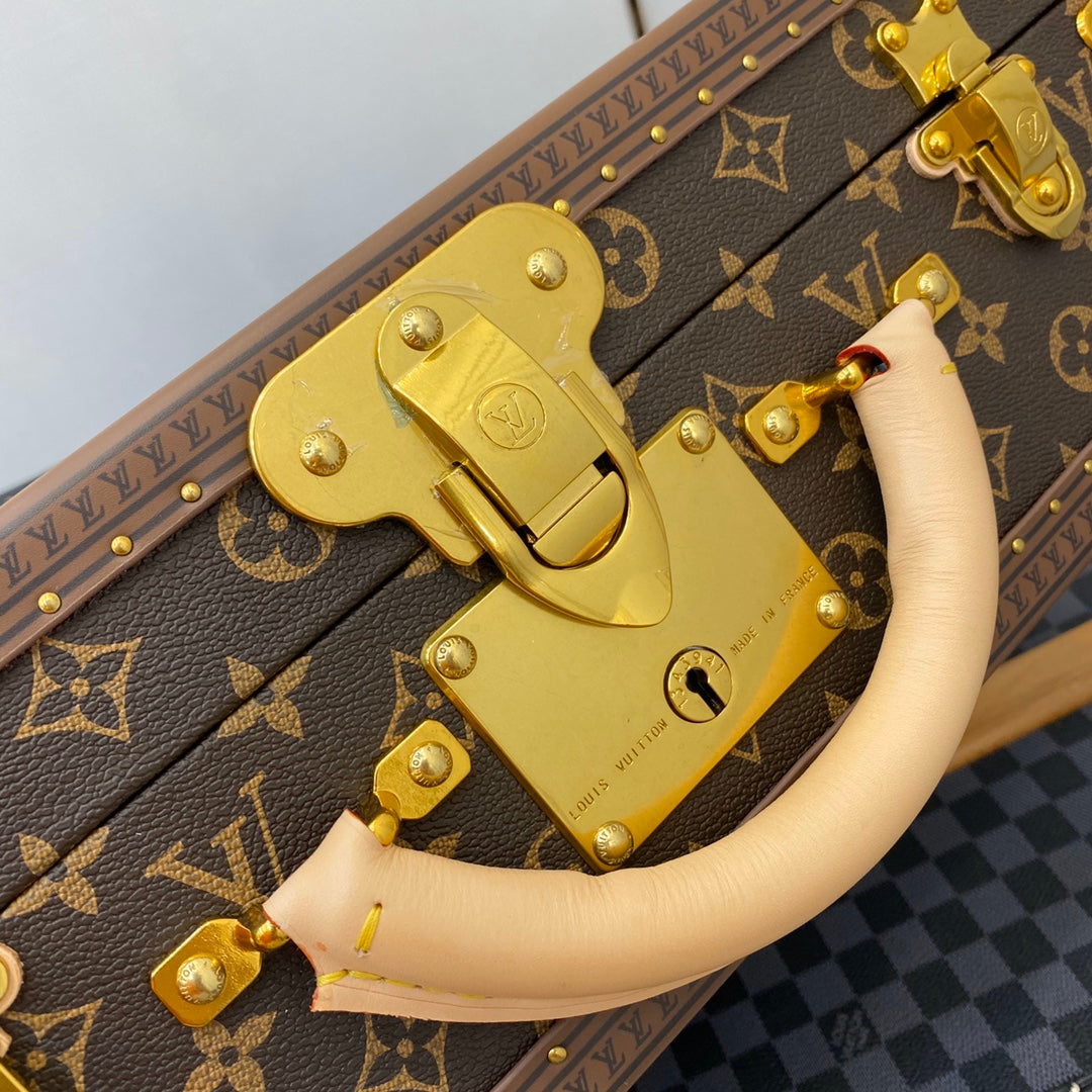 Louis Vuitton Bisten 50 Attache Hard Case Trunk