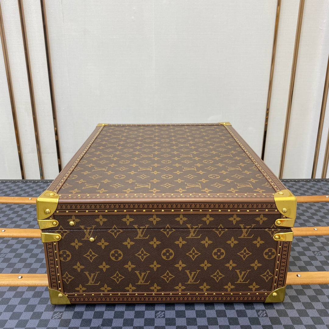 Louis Vuitton Bisten 50 Attache Hard Case Trunk