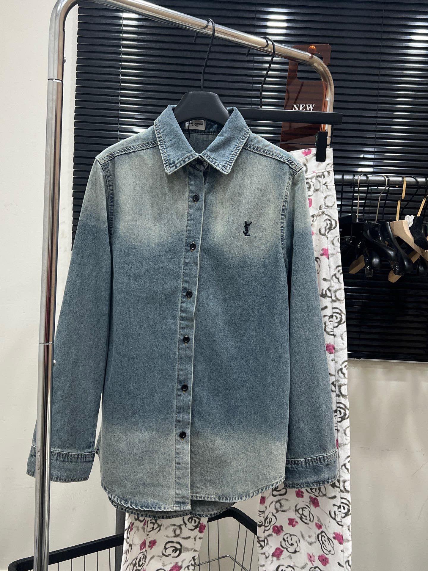 Saint Laurent Denim Overshirt