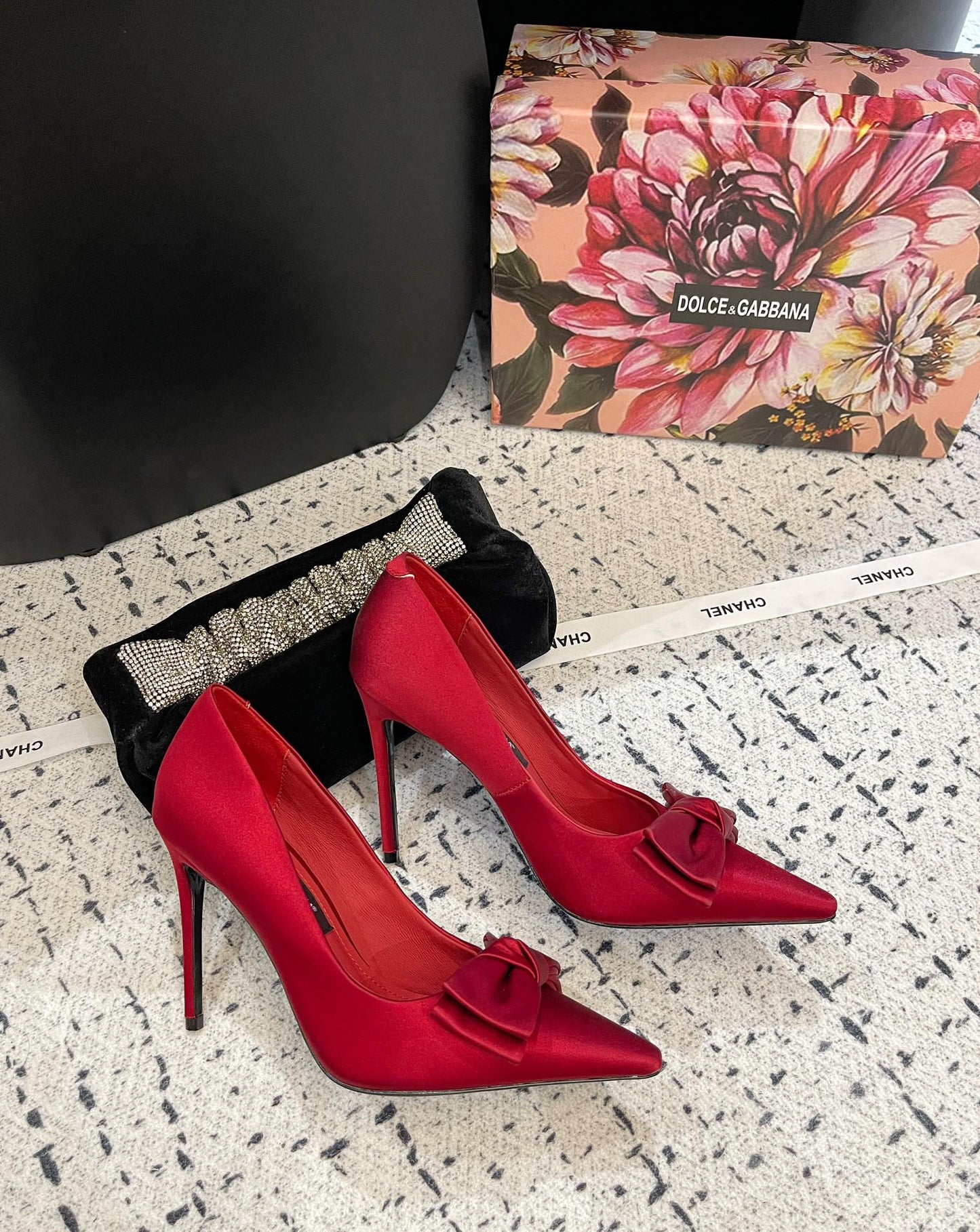 Dolce & Gabbana 40mm bow-detailing slingback pumps