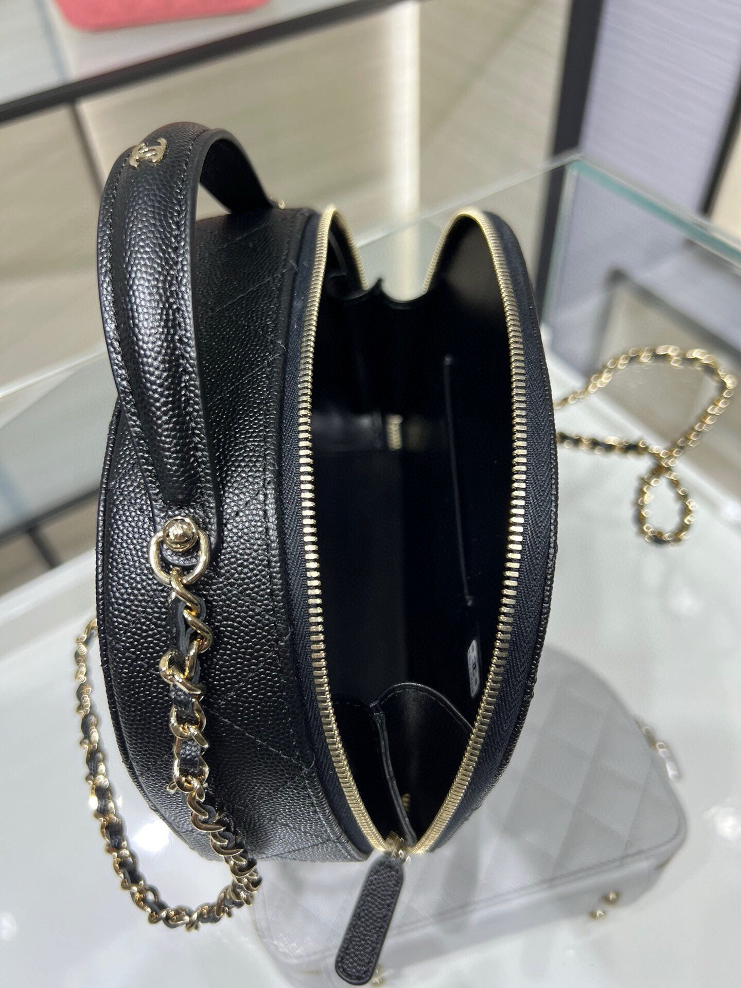 Chanel 22C Mini Round Vanity Bag