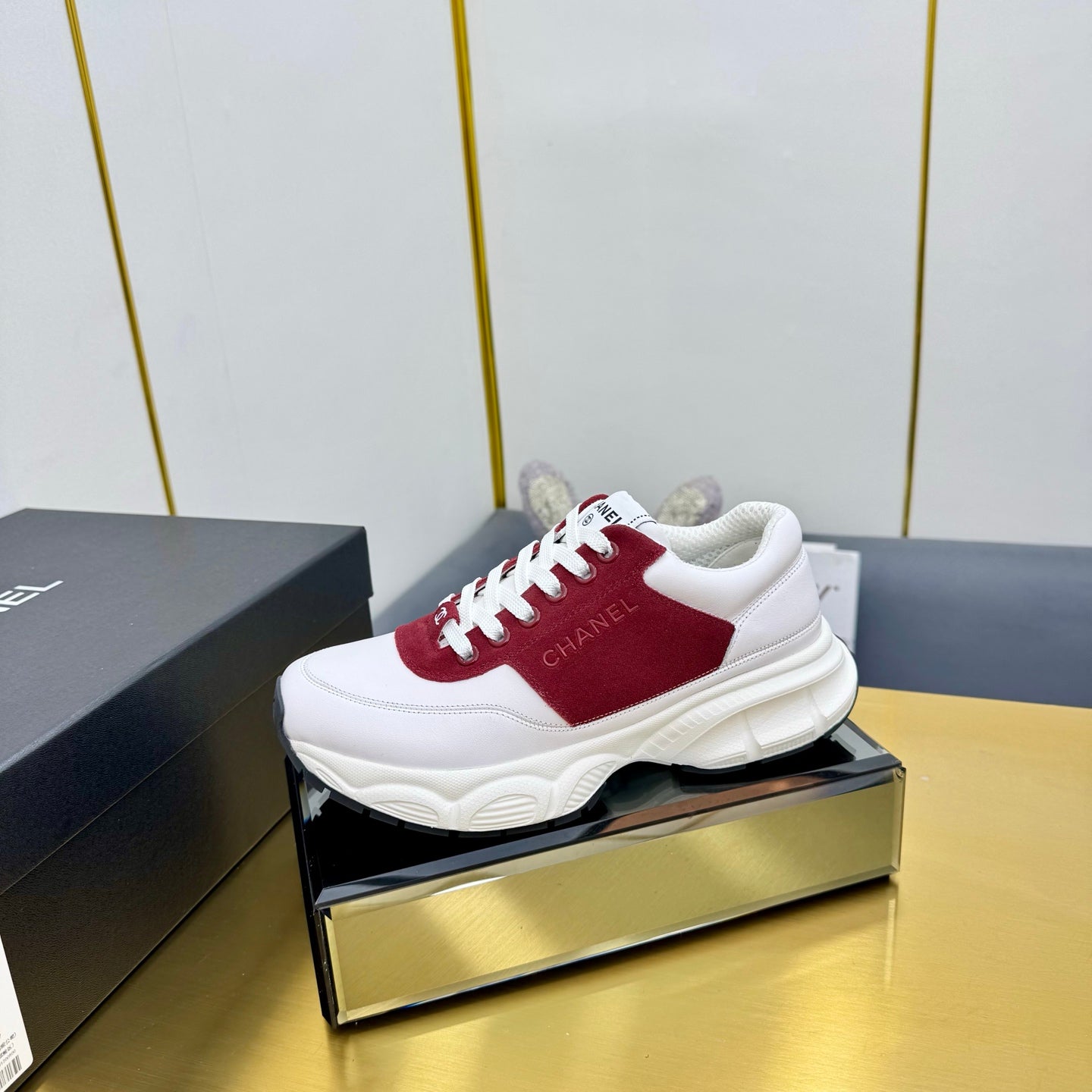 Chanel old daddy sneakers