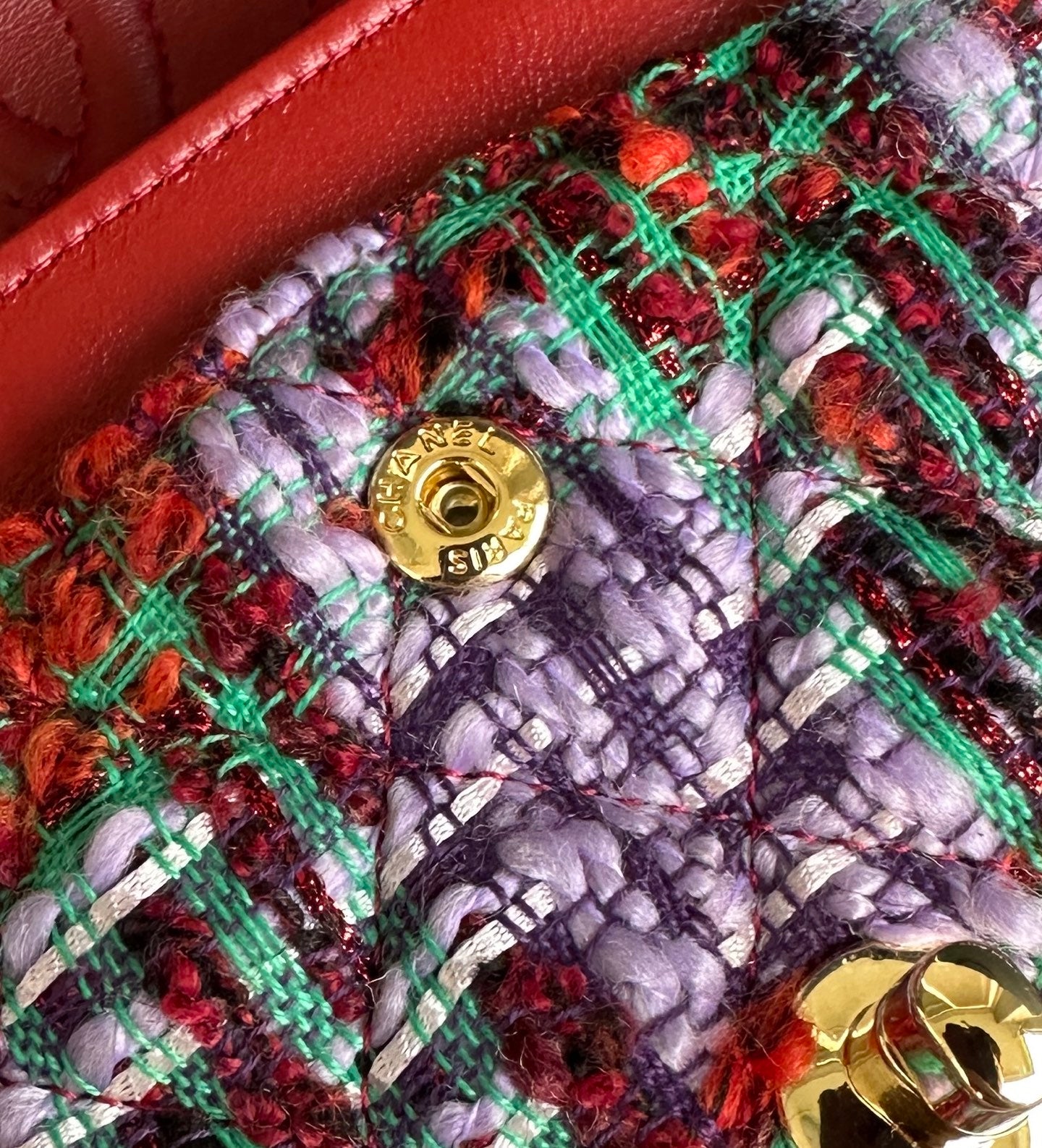 Chanel Tweed Flap Bag