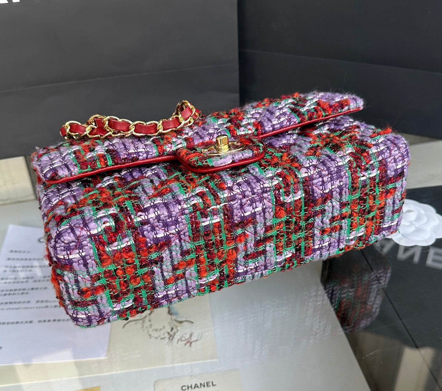 Chanel Tweed Flap Bag