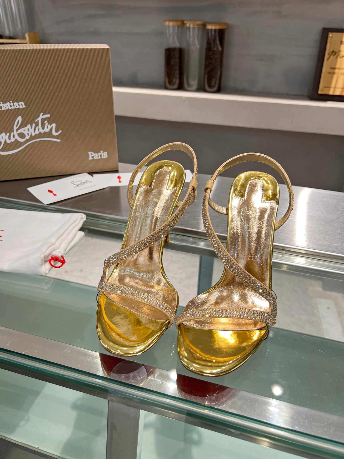 Christian Louboutin Rosalie Strass Women Sandals 100