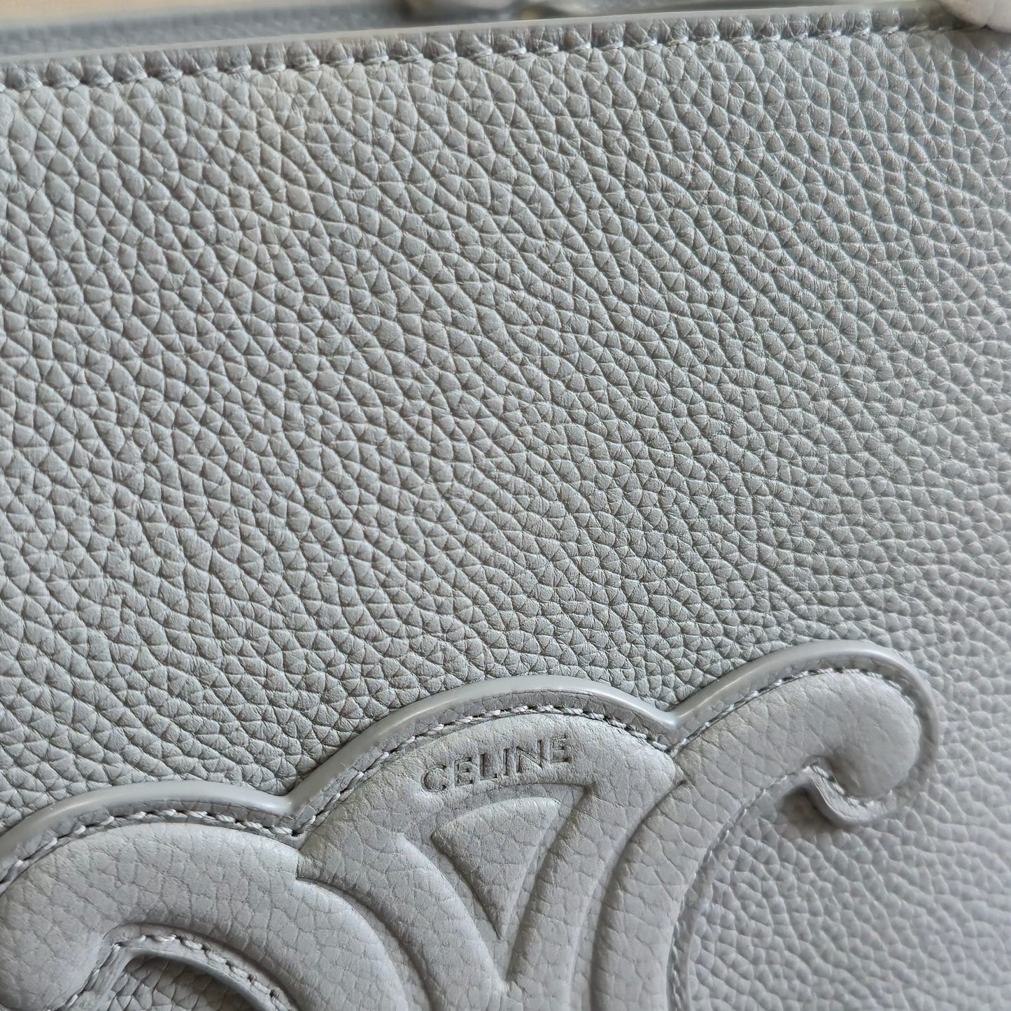 Celine Mini Cabas Anais Cuir Triomphe In Grained Calfskin Leather