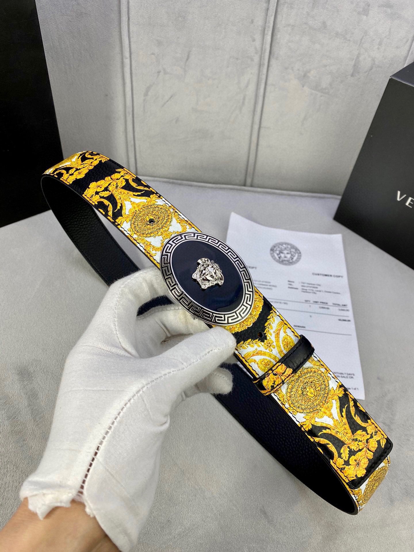 Versace leather Belt