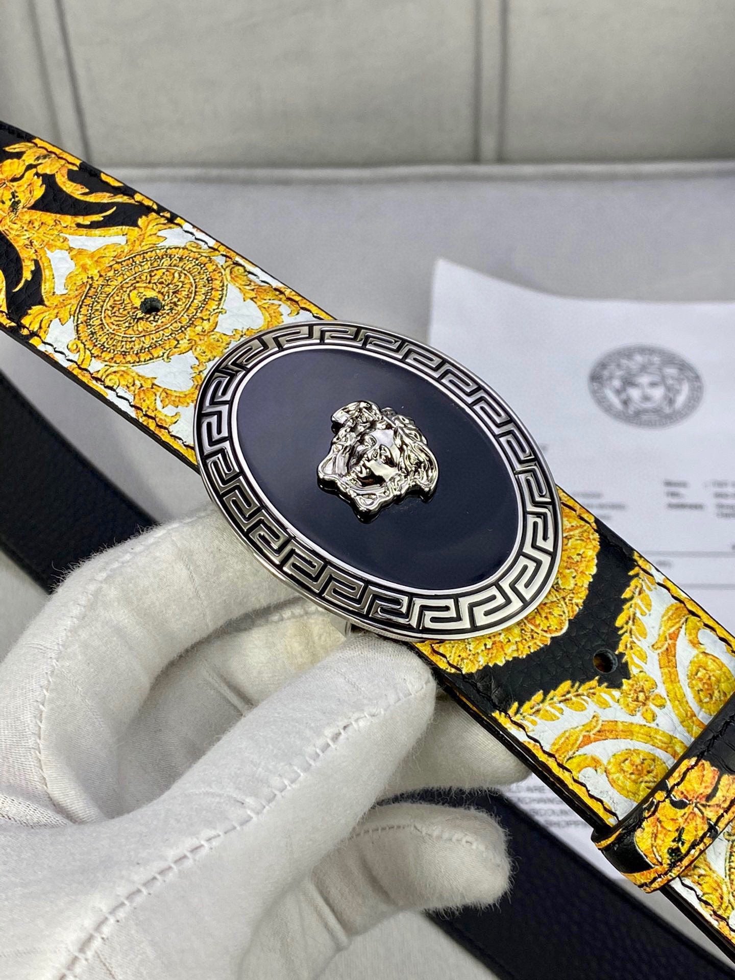 Versace leather Belt