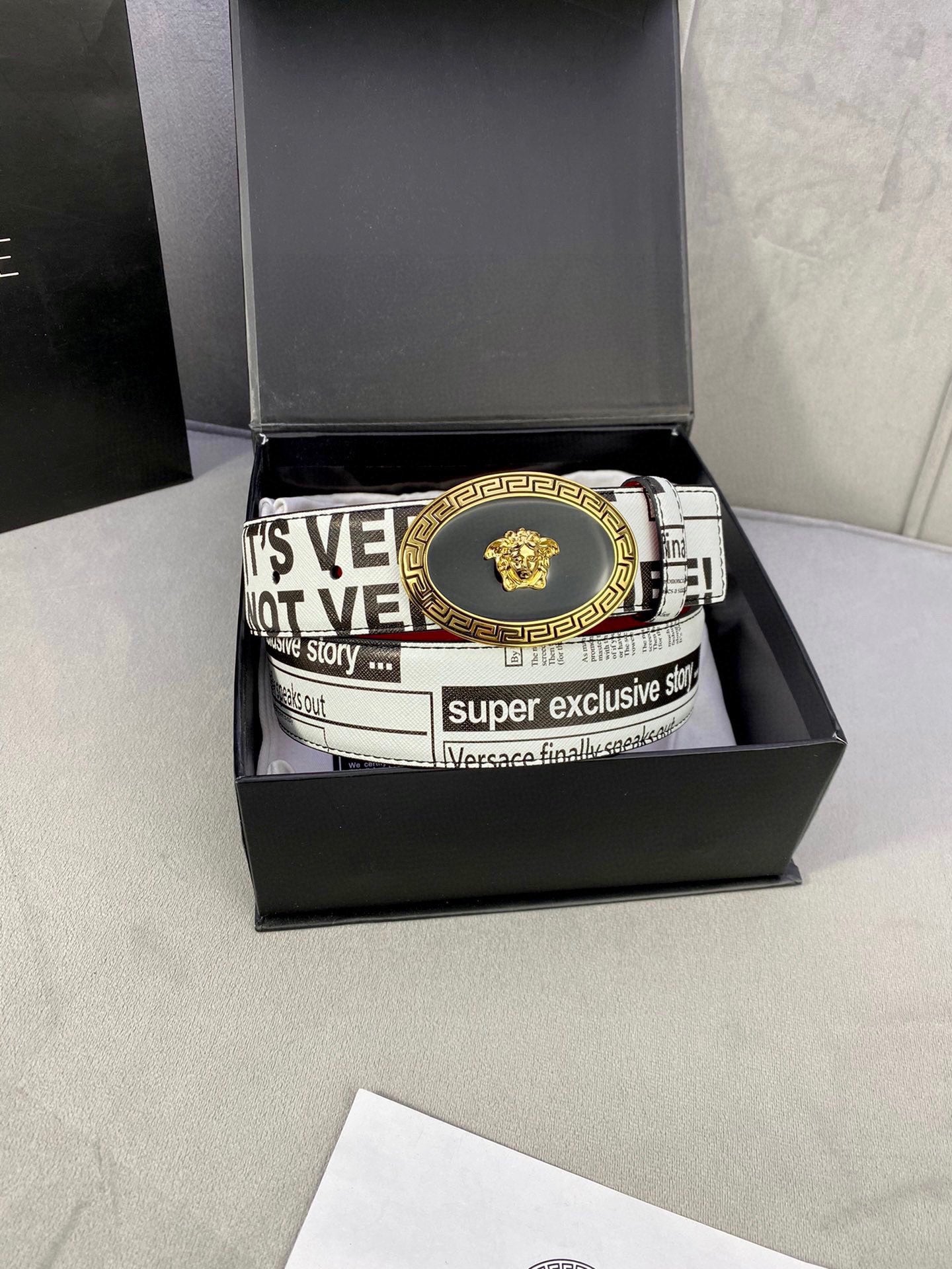 Versace leather Belt
