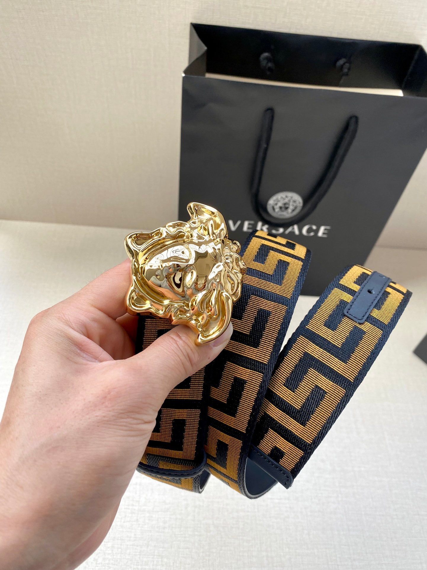 Versace leather Belt