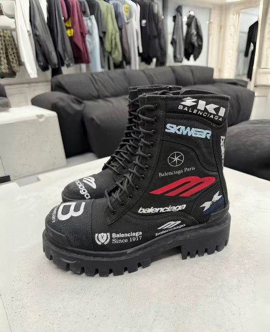 Balenciaga combat boots