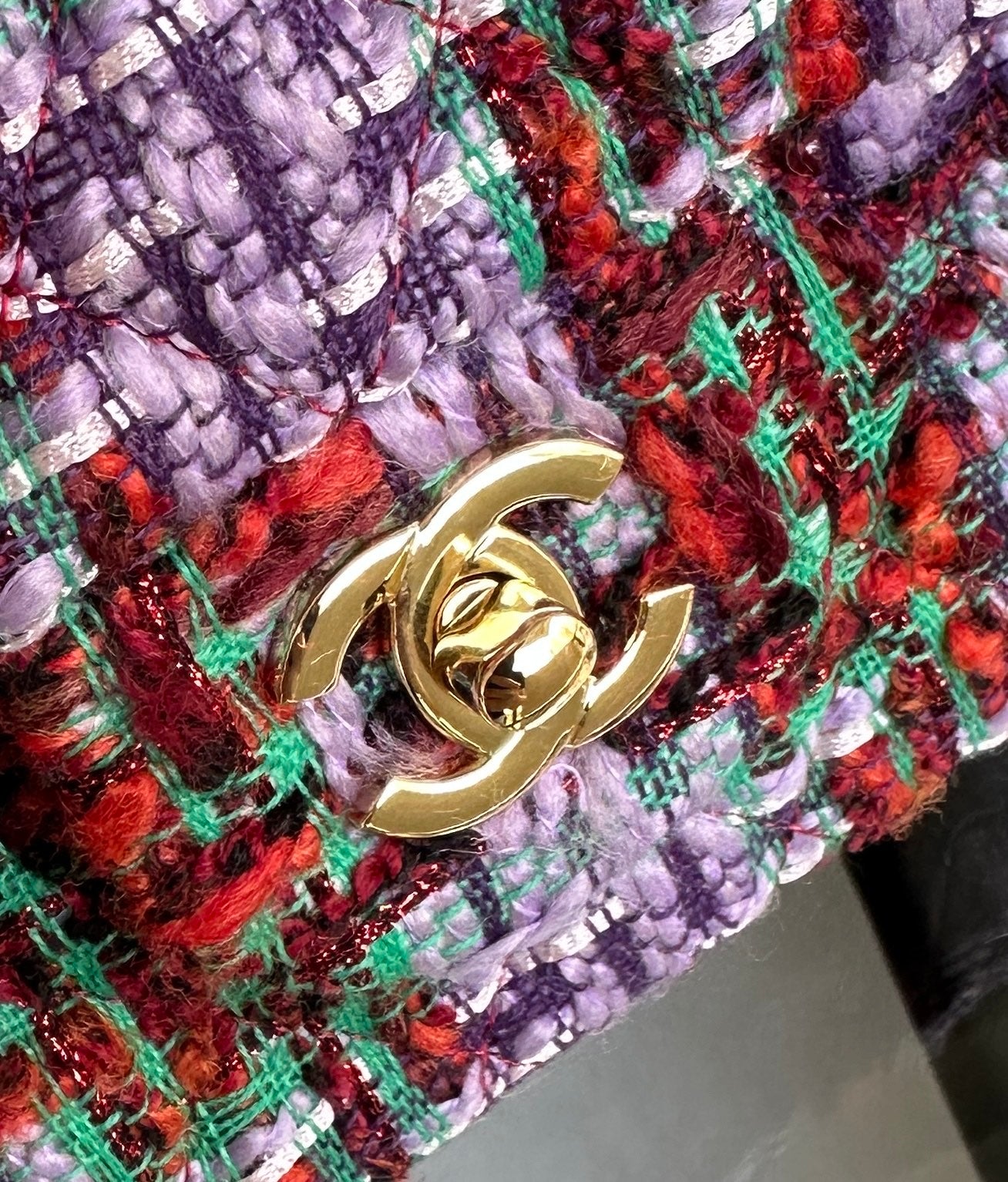 Chanel Tweed Flap Bag