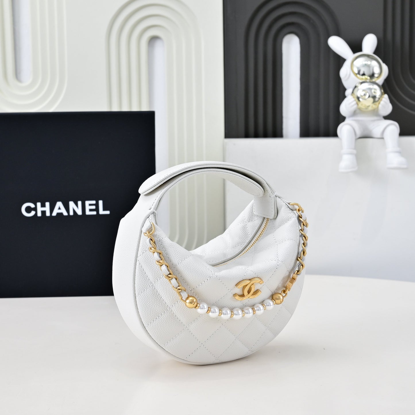 Chanel 25SS CC Chain Hula Hoop Bag