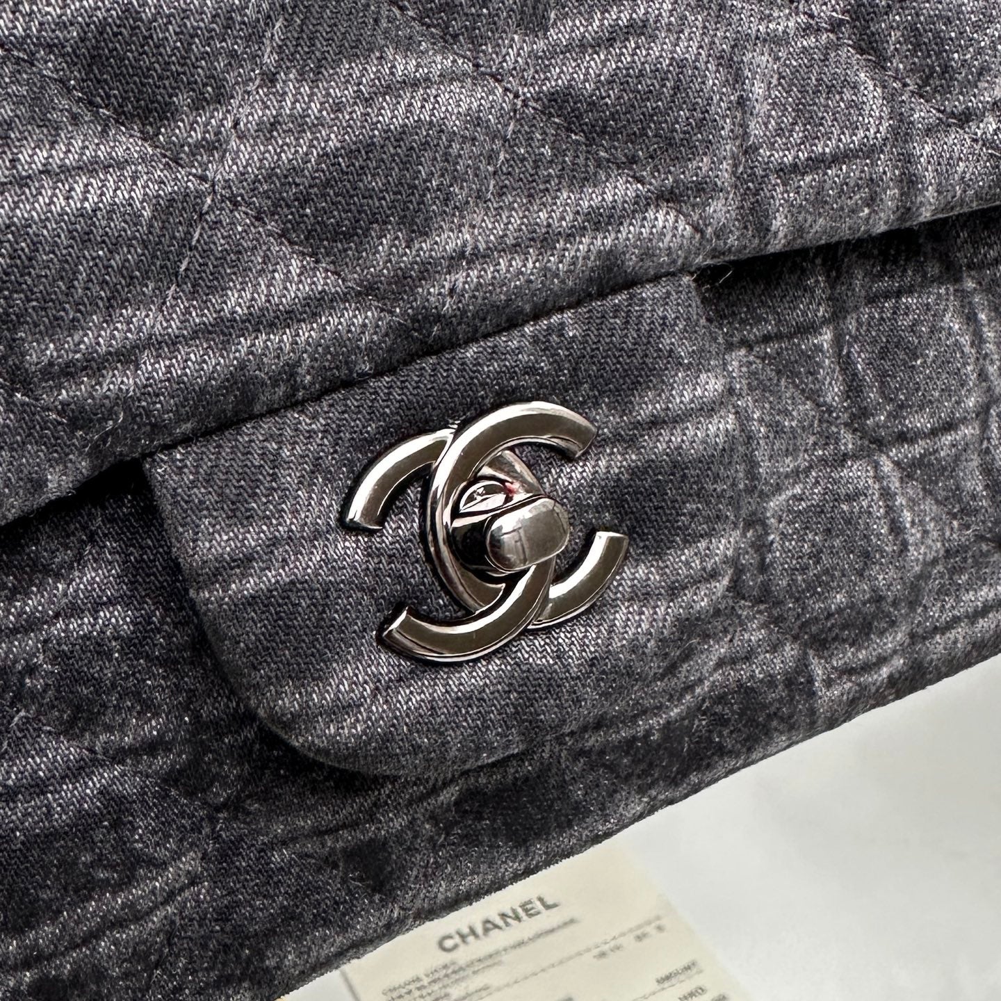 Chanel Pre-owned, Quilted Denim Shoulder Bag, Women, Canvas