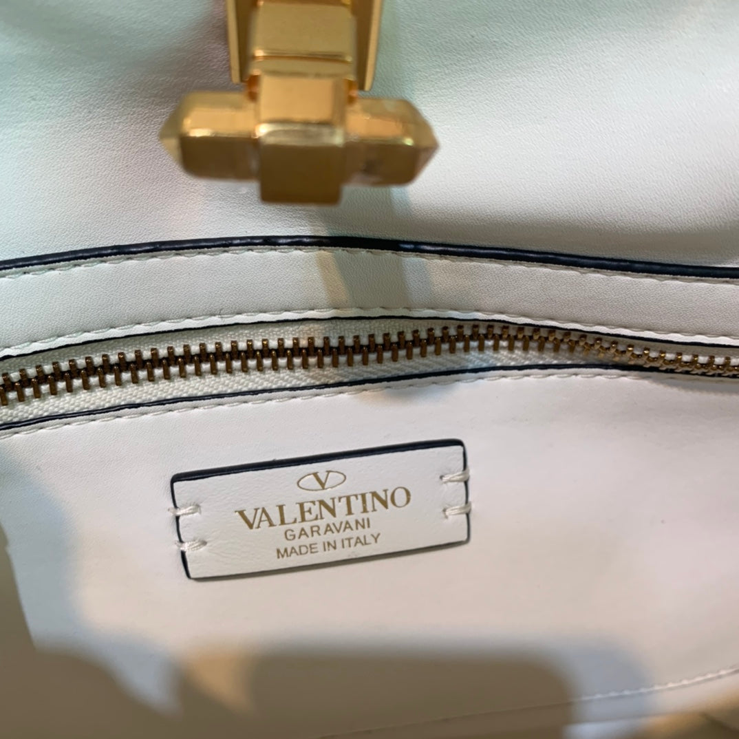Valentino Garavani Roman Stud Small Leather Shoulder Bag