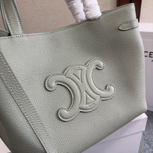 Celine Mini Cabas Anais Cuir Triomphe In Grained Calfskin Leather