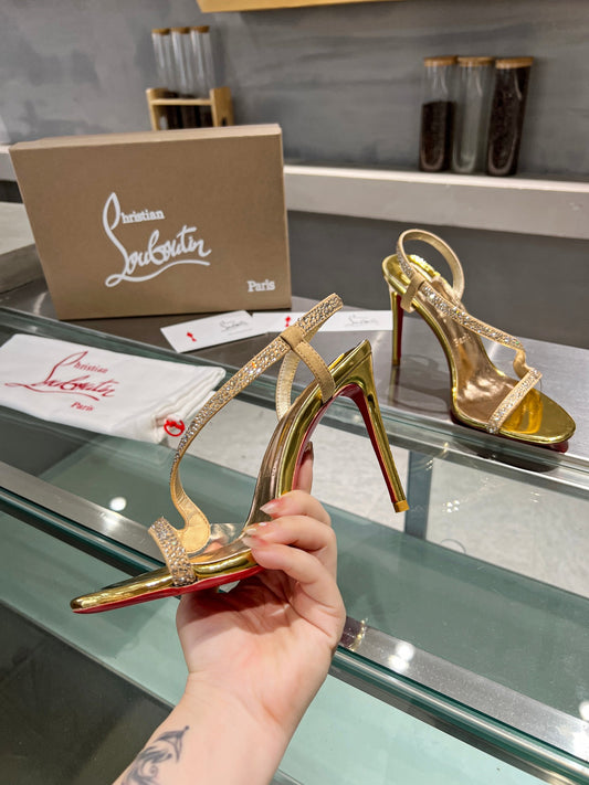 Christian Louboutin Rosalie Strass Women Sandals 100