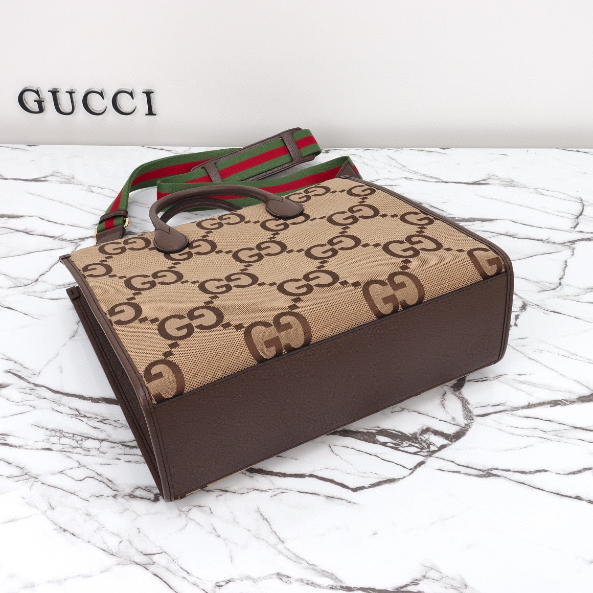 Gucci Jumbo Gg Tote Bag - Black