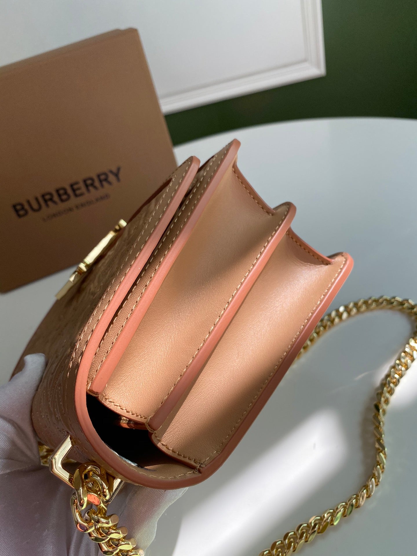 Burberry TB Monogram Quilted Hooded Blouson