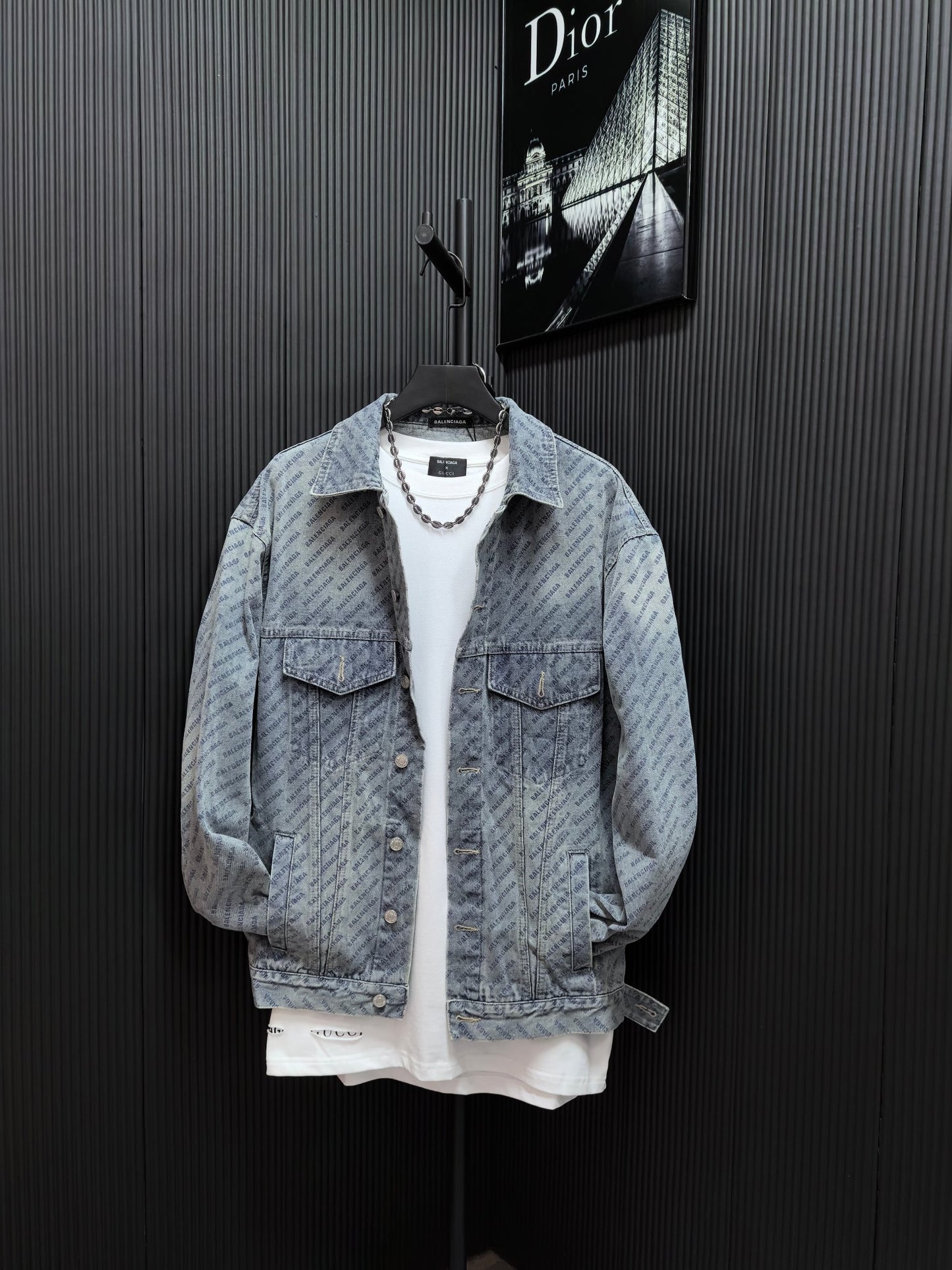 BALENCIAGA oversized Denim Jacket