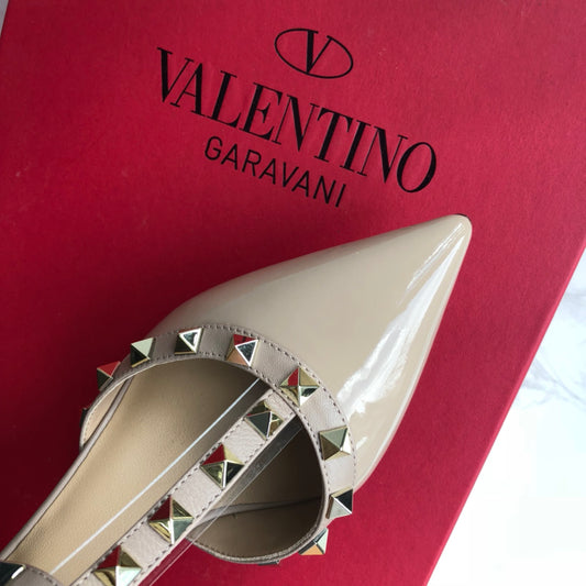 Valentino rockstud ankle strap sandal