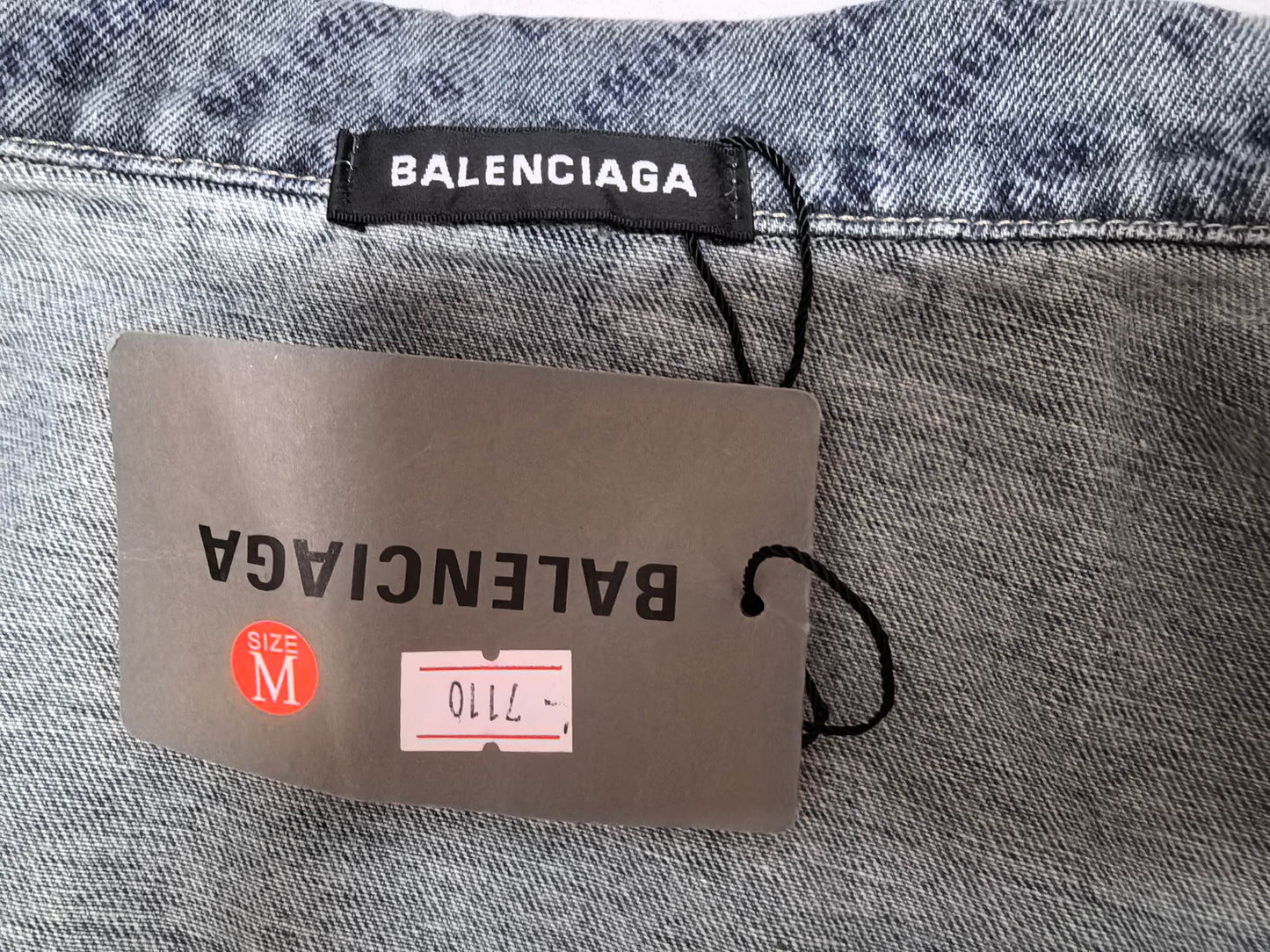 BALENCIAGA oversized Denim Jacket