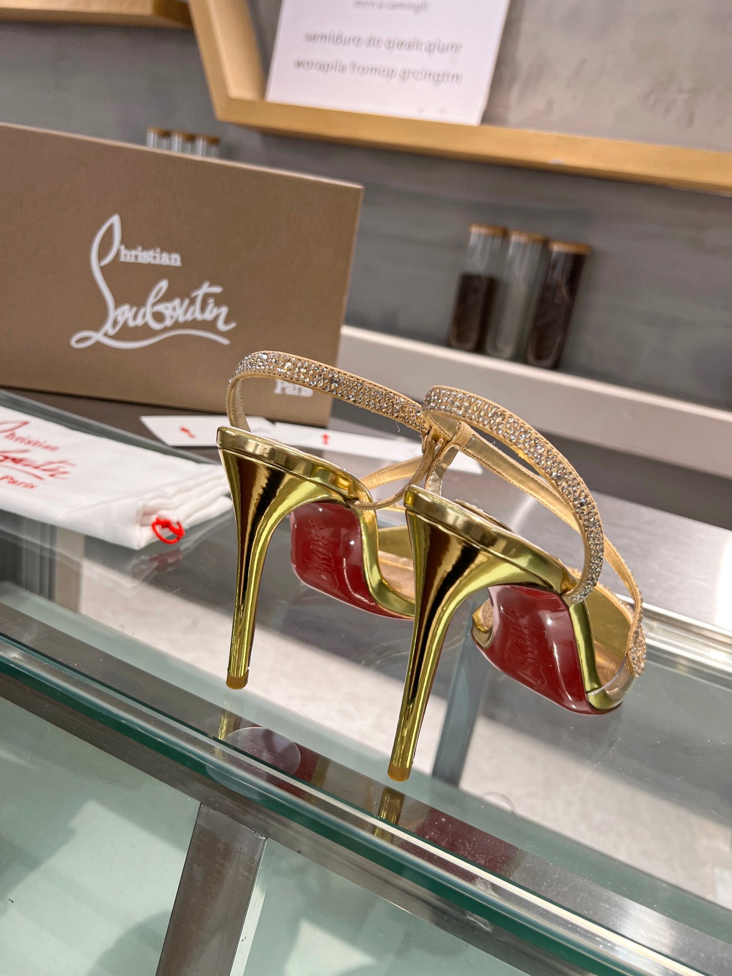 Christian Louboutin Rosalie Strass Women Sandals 100