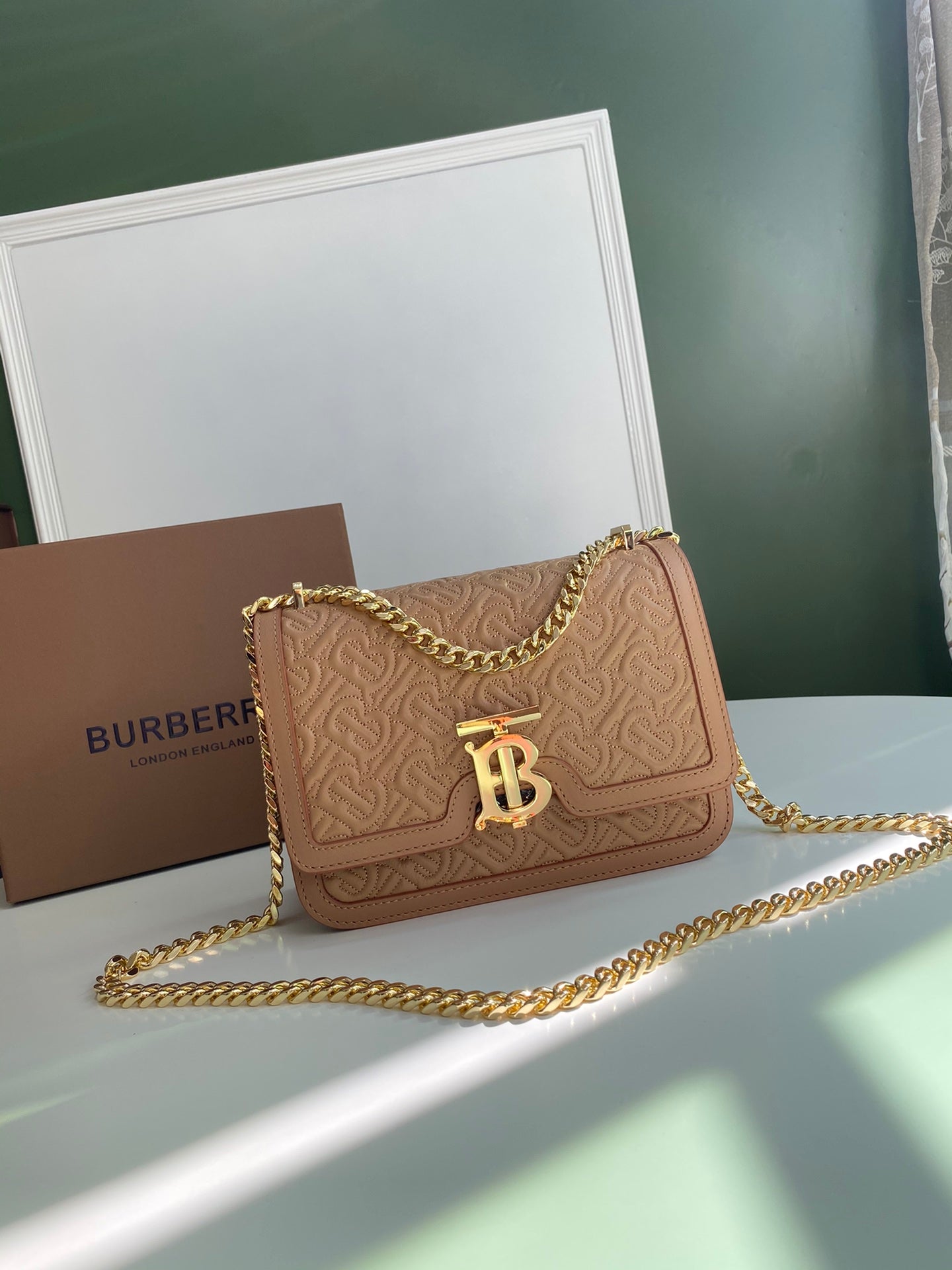 Burberry TB Monogram Quilted Hooded Blouson