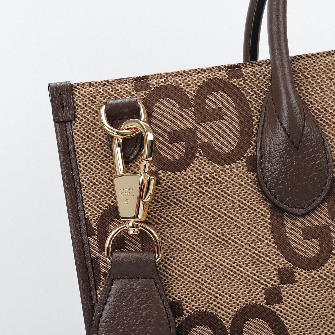 Gucci Jumbo Gg Tote Bag - Black