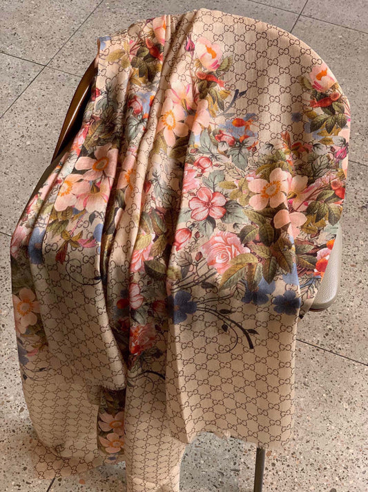 Gucci Floral Scarfs 
