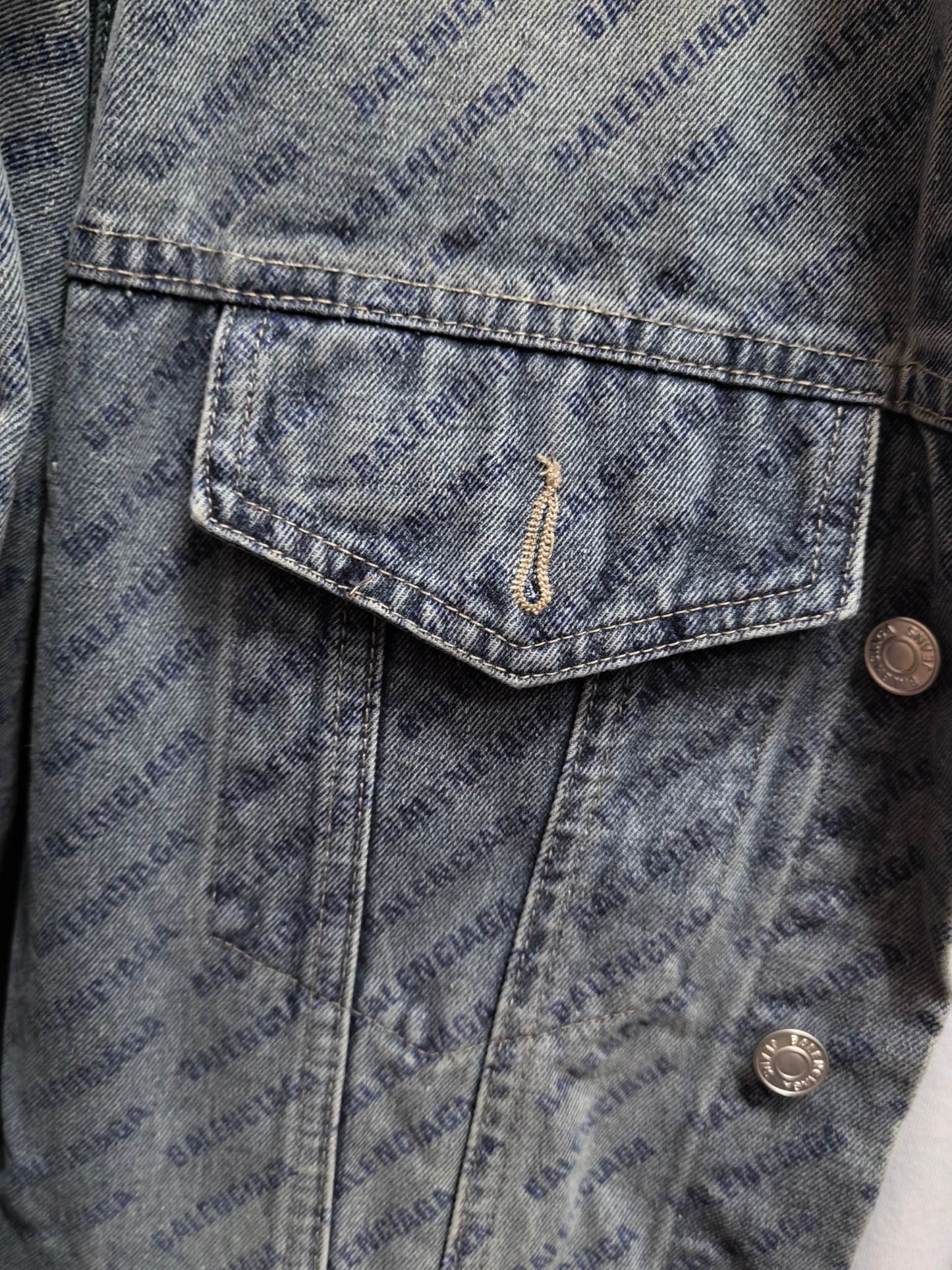 BALENCIAGA oversized Denim Jacket