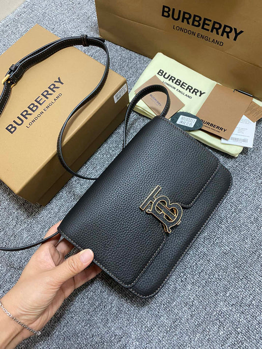 Burberry grainy leather mini TB bag