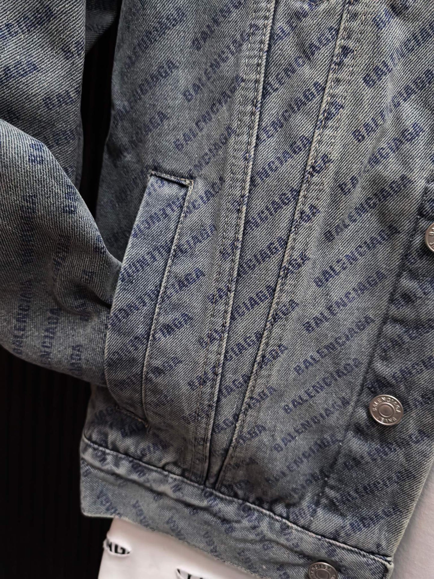 BALENCIAGA oversized Denim Jacket