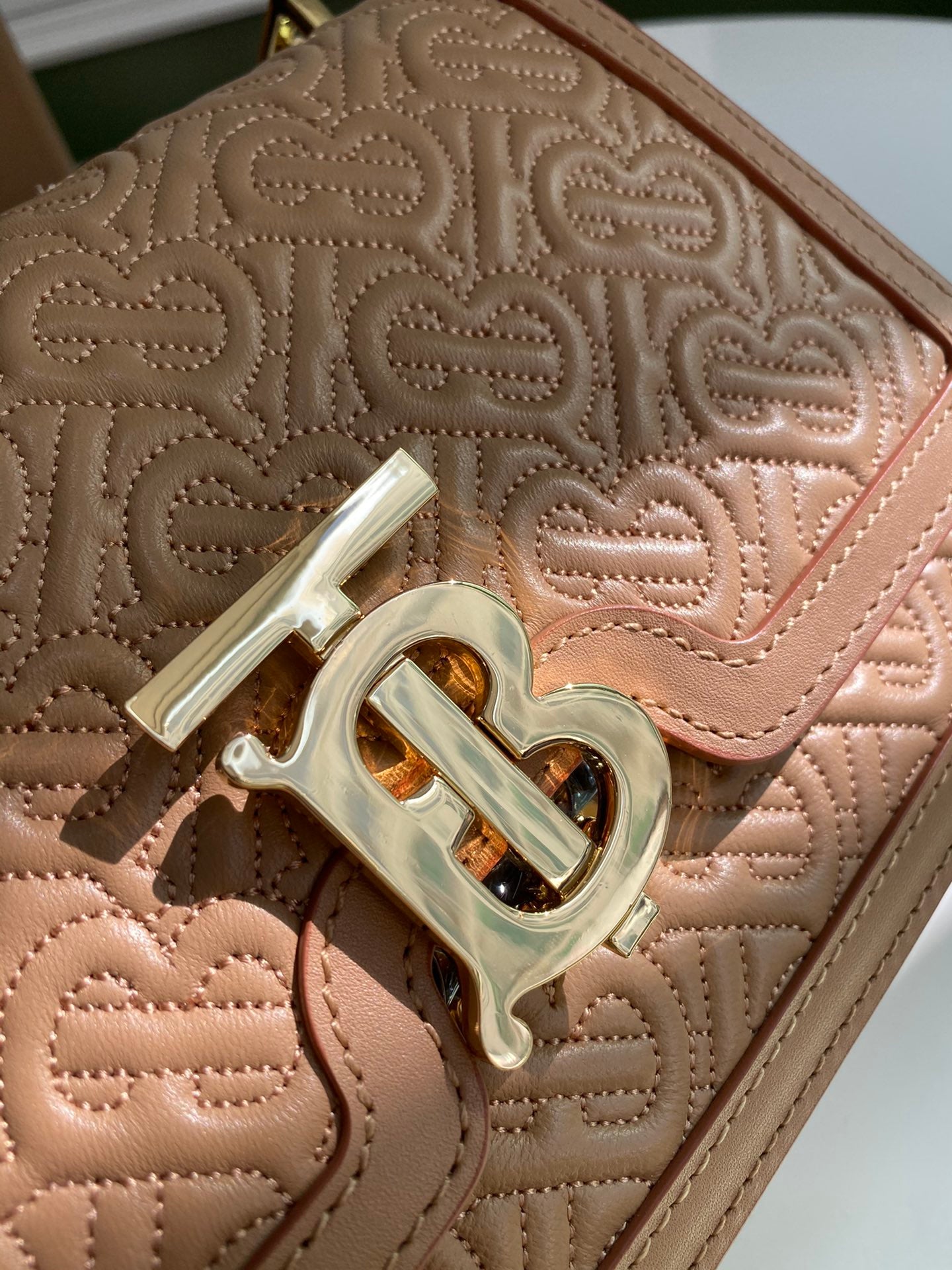 Burberry TB Monogram Quilted Hooded Blouson