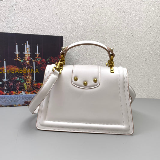 Dolce & Gabbana Amore Crocodile Leather Shoulder Bag