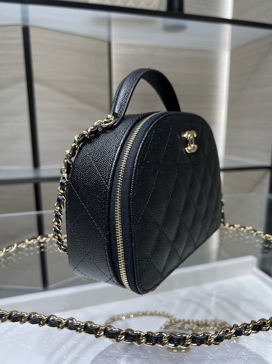 Chanel 22C Mini Round Vanity Bag