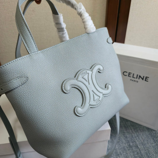 Celine Mini Cabas Anais Cuir Triomphe In Grained Calfskin Leather