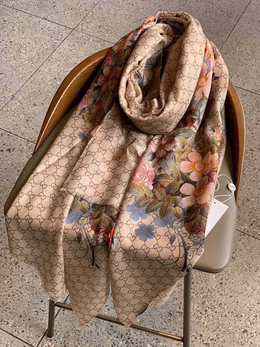 Gucci Floral Scarfs 