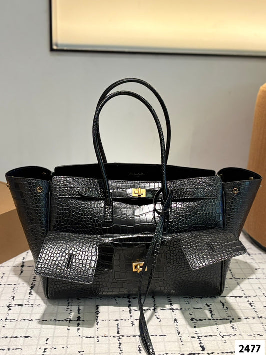 BALENCIAGA calf Leather med bag