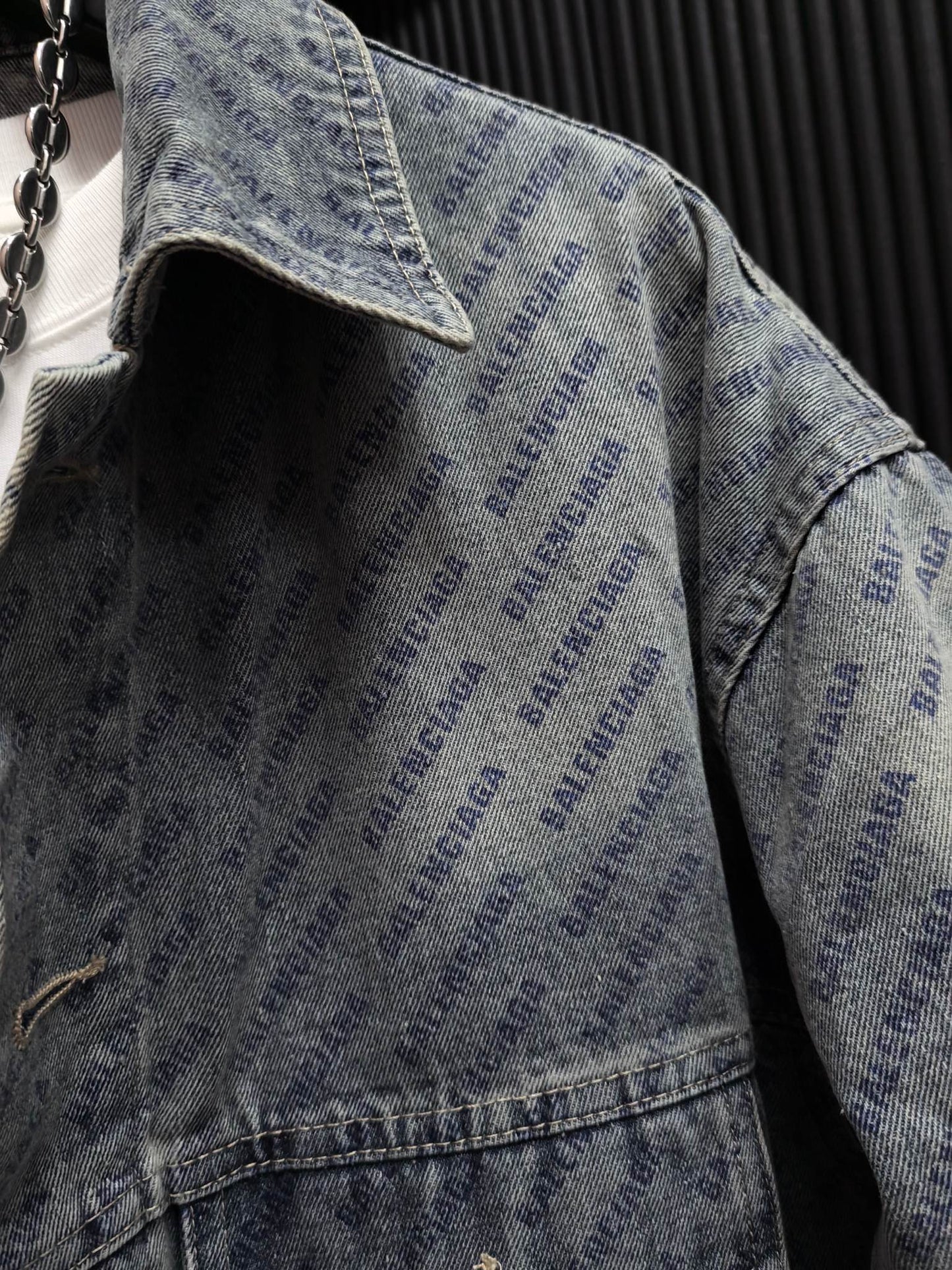 BALENCIAGA oversized Denim Jacket