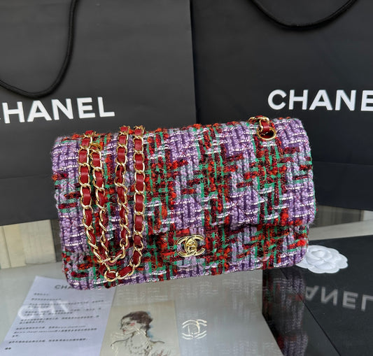 Chanel Tweed Flap Bag