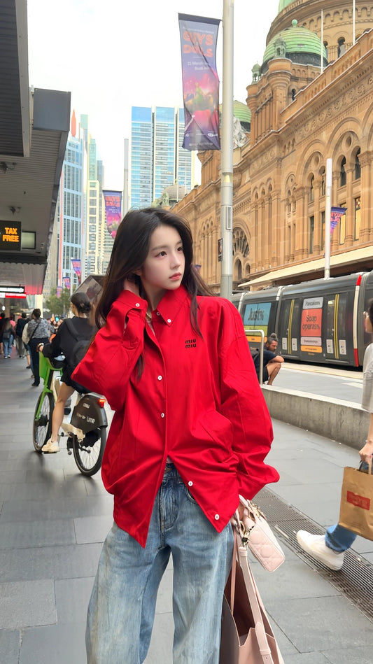 MIU MIU Oversized upper for women's