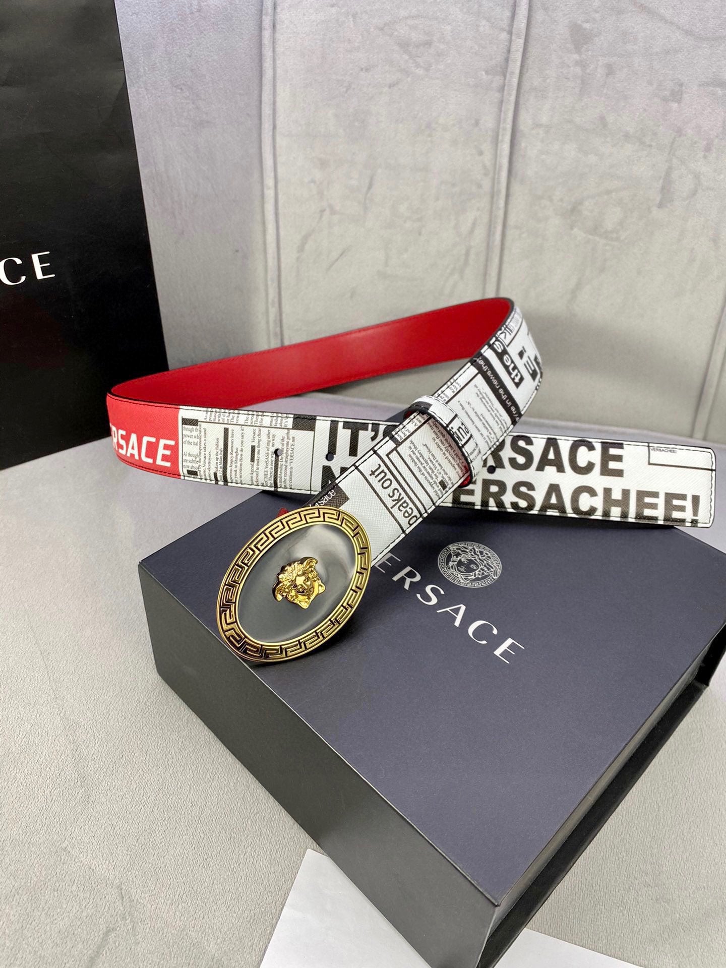 Versace leather Belt