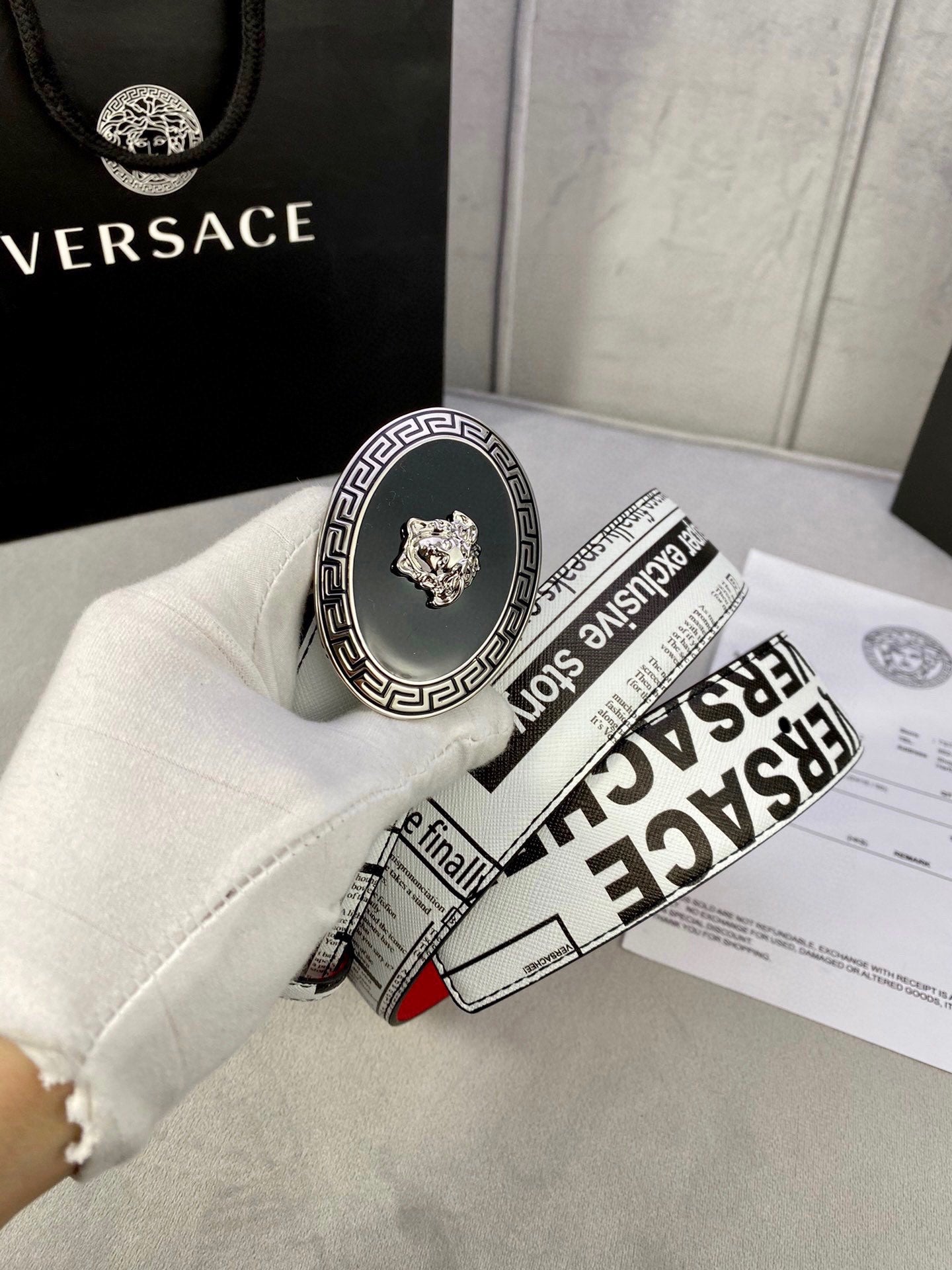 Versace leather Belt