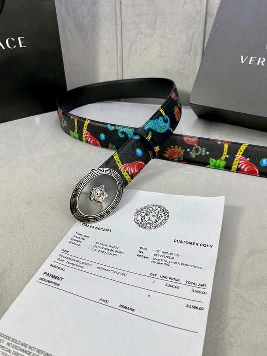 Versace leather Belt