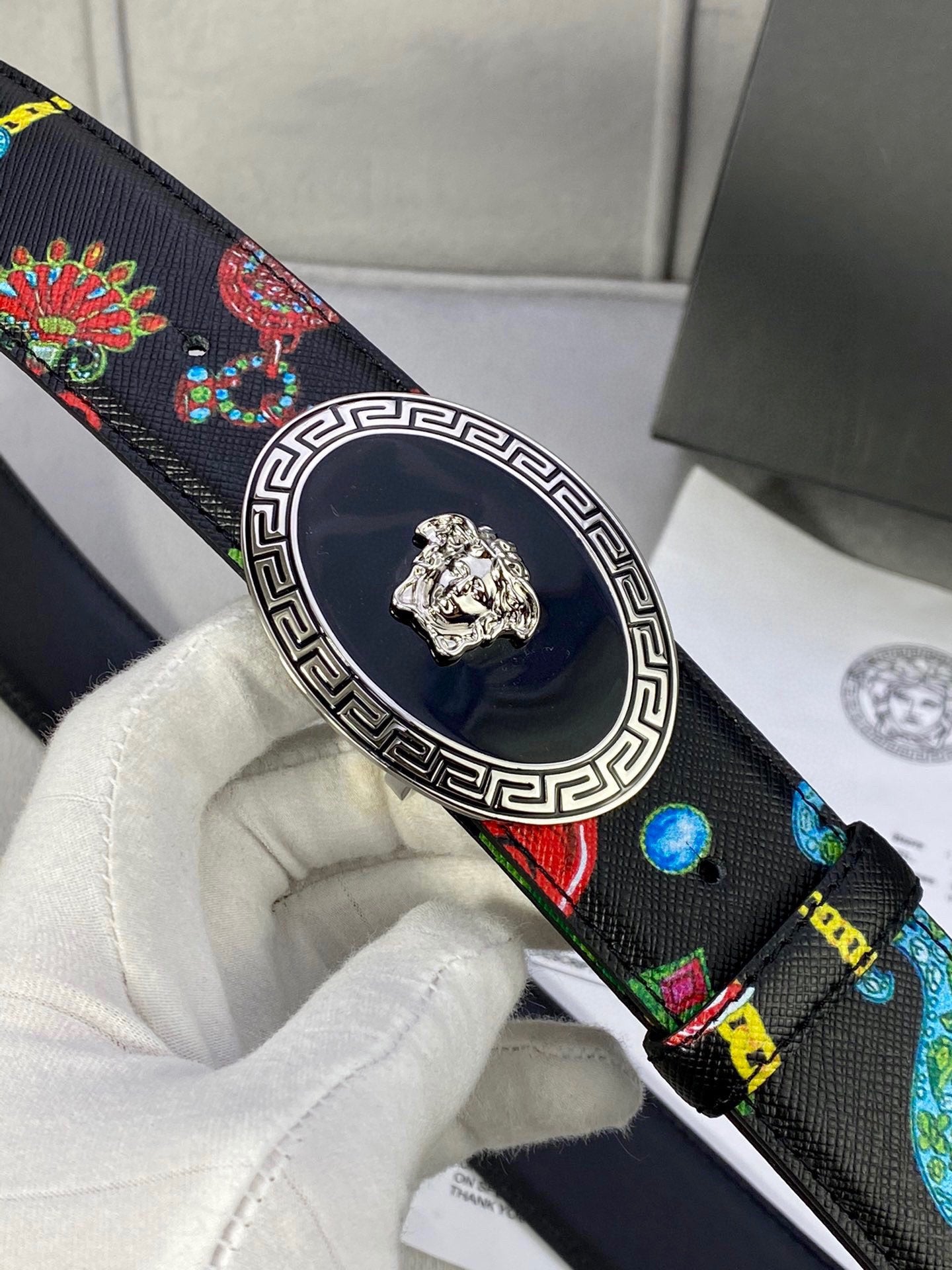 Versace leather Belt